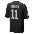 Demarcus Robinson #11 Las Vegas Raiders Game Jersey - Black