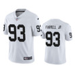 Las Vegas Raiders Neil Farrell Jr. #93 White Vapor Limited Jersey