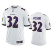 Baltimore Ravens Marcus Williams #32 White Vapor Limited Jersey - Men's