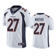Damarri Mathis #27 Denver Broncos White Vapor Limited Jersey