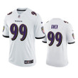 Baltimore Ravens Jayson Oweh #99 White Vapor Limited Jersey