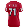 Trent Williams San Francisco 49ers Women's Alternate Game Jersey - Scarlet