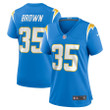 Leddie Brown Los Angeles Chargers Women's Player Game Jersey - Powder Blue