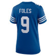 Nick Foles Indianapolis Colts Women's Player Game Jersey - Blue