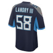 Harold Landry III Tennessee Titans Game Jersey - Navy