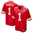 Trent McDuffie #1 Kansas City Chiefs Nike 2022 Draft First Round Pick Game Jersey In Red