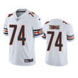 Chicago Bears Zachary Thomas #74 White Vapor Limited Jersey