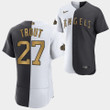 Los Angeles Angels 2022 All-Star Mike Trout Split Jersey White Charcoal