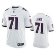 Baltimore Ravens Ja'Wuan James #71 White Vapor Limited Jersey - Men's