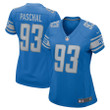 Josh Paschal #93 Detroit Lions Women's Player Game Jersey - Blue