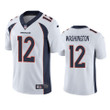 Montrell Washington #12 Denver Broncos White Vapor Limited Jersey