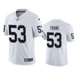 Men's Jersey Las Vegas Raiders Kenny Young #53 White Vapor Limited Jersey