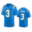 Los Angeles Chargers Derwin James #3 Powder Blue Game Jersey