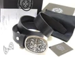 Chrome Hearts Silver Star Street Style Brown Belt