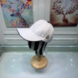 Moncler Logo Embroidered Mid Panel Baseball Cap In White