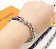 Louis Vuitton Rainbow Signature Monogram Chain Bracelet