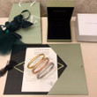 Van Cleef & Arpels Rose Gold 1 Row Perlée Diamonds Bracelet