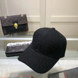 Christian Dior Embroidery Logo In Black Baseball Cap