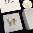 Dior Crystals Star And 'j'adior' Charm Tribales Earrings