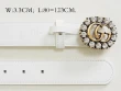 Gucci White Leather Belt With Black Crystal-embellished Double G Buckle