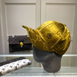 Gucci Gg Fully Embroidered Baseball Cap In Yellow