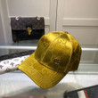 Gucci Gg Fully Embroidered Baseball Cap In Yellow