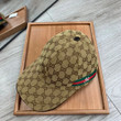 Gucci Gg Canvas With New York Yankees And Net Web Baseball Cap In Beige