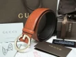 Gucci Orange Signature Leather Belt With G Buckle