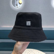 Loewe Logo At The Front Bucket Hat In Black