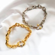 Tiffany Sterling Silver Makers Wide Chain Bracelet