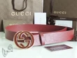 Gucci Brown Gucci Signature Leather Belt Interlocking G Buckle In Shiny Brown