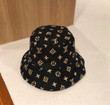 Louis Vuitton Embroidered Monogram Black Bucket Hat