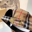 Burberry Vintage Check Baseball Cap With Cream Burberry Embroidered