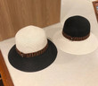 Fendi Reversible Ff Motif In Ribbon Bucket Hat In Black