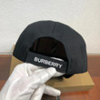 Burberry Kingdom Embroidered Baseball Cap In Black