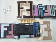 Fendi Black Multicolor Leather Belt With Brown Ff Logo Buckle