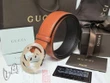 Gucci Orange Gucci Signature Leather Belt With Interlocking G Buckle