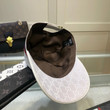 Gucci Yellow Bee Embroidered Baseball Cap In White