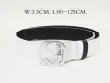 Gucci Reversible Black Gucci Signature White Leather Belt With Interlocking G Buckle