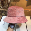 Fendi Fendi Ff Logo Tag Bucket Hat In Pink