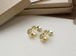 Bulgari Yellow Gold Diamonds On The Edges B.zero1 Rock Earrings