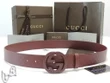 Gucci Brown Microguccissima Leather Belt With Microguccissima Embossed On Interlocking G Buckle