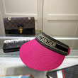 Christian Dior Wide Brim Visor Hat In Pink
