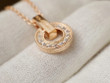 Bulgari Openwork 18 Kt Rose Gold Necklace