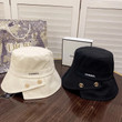 Chanel Gold Cc Logo Black Bucket Hat