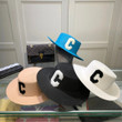 Celine With Embossed Letter C Bucket Hat In Black