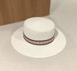 Louis Vuitton Monogram Strap Bucket Hat In White