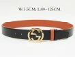 Gucci Reversible Black Gucci Signature Light Brown Leather Belt With Interlocking G Buckle
