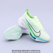 Nike Air Zoom Alphafly Next% Pastel Green And White Sneaker Shoes