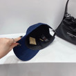 Burberry London England Embroidered Baseball Cap In Blue